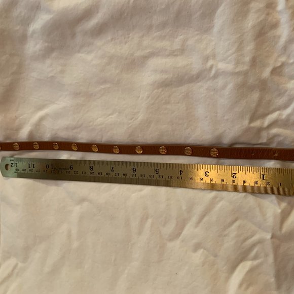 DOUBLE WRAP BROWN LEATHER TORY BURCH BRACELET - Picture 3 of 5